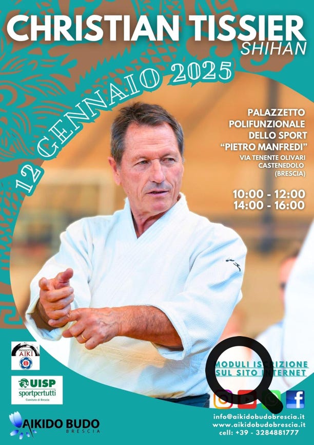 Stage Tissier Aikido a Brescia 2025